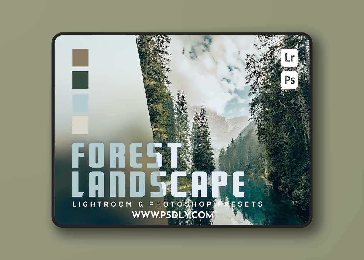Forest 7 Landscape Lightroom and Photoshop Presets N8U9A6K