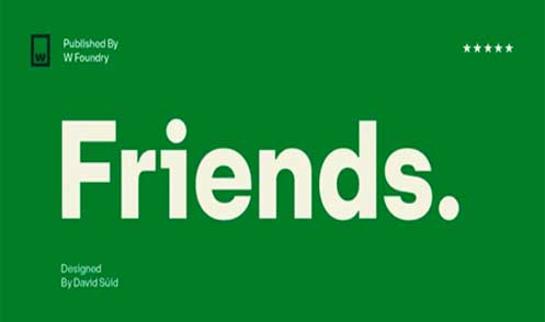 Friends Font Family