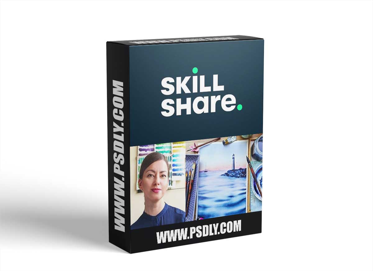 Guide to Effortless Watercolor Seascapes: Painting the Sea with Gradients and Layering