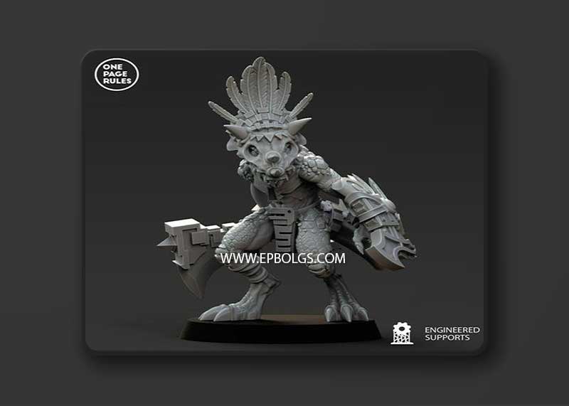 Saurian Gecko Chief – 3D Print Model