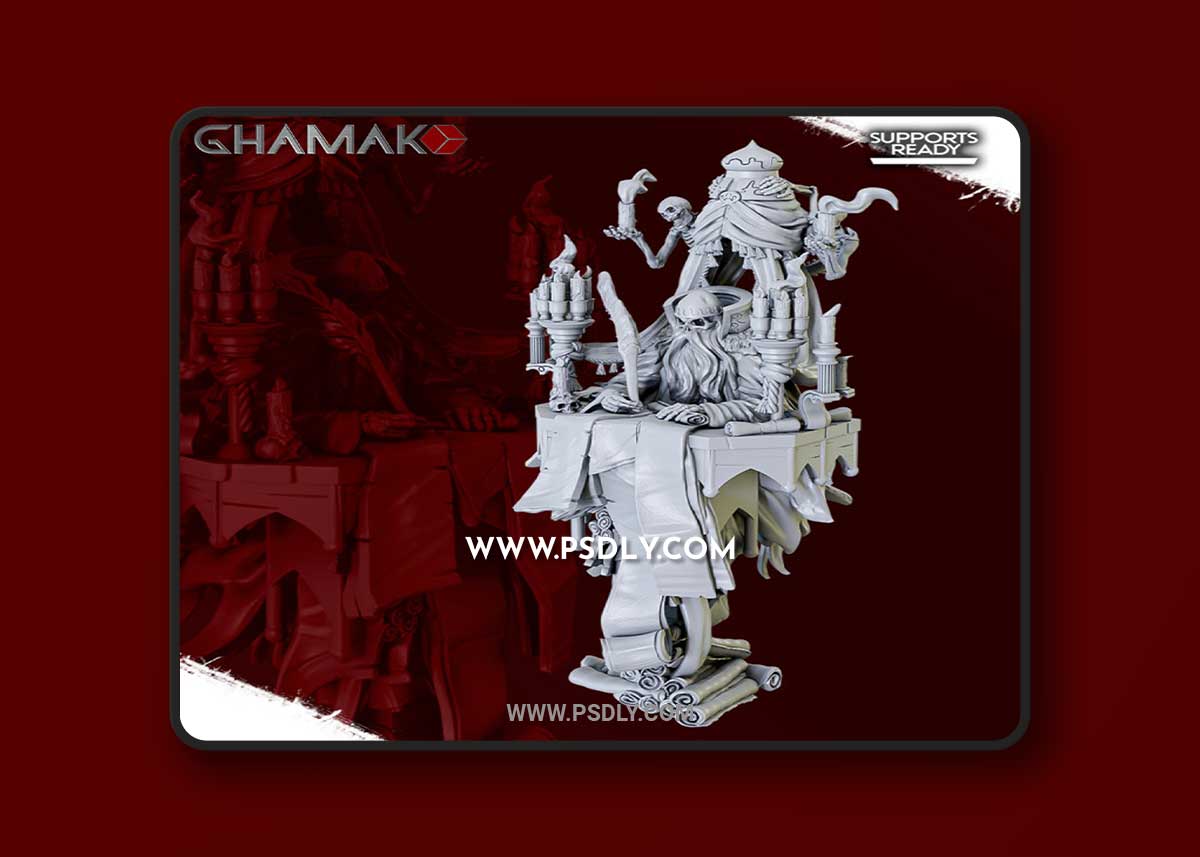 Scribe Of Doom 3D Print 3D Model