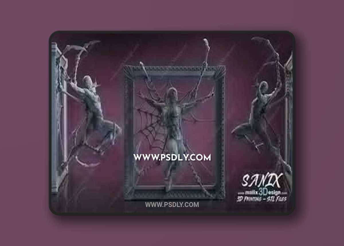 Spider-Man Cadre 3D Print 3D Model
