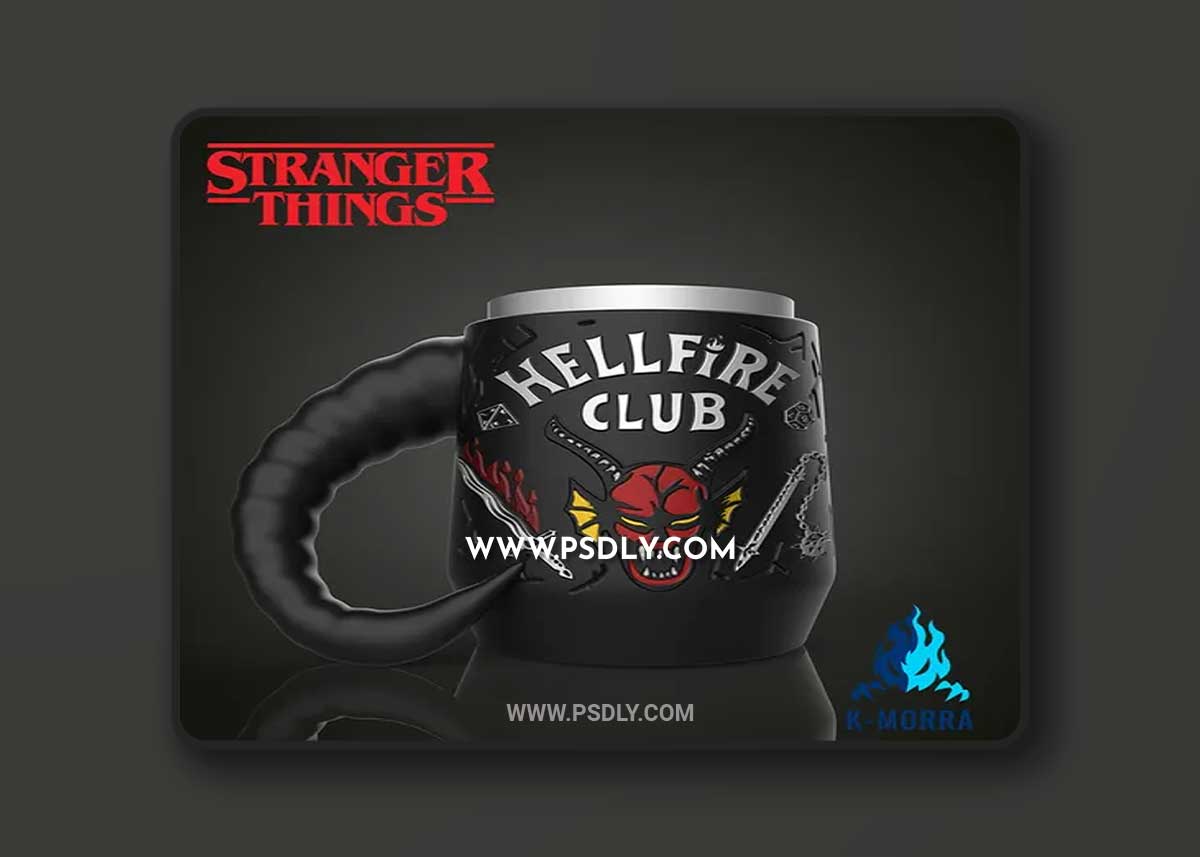 Stranger Things mug or mate (Hellfire Club) 3D Print