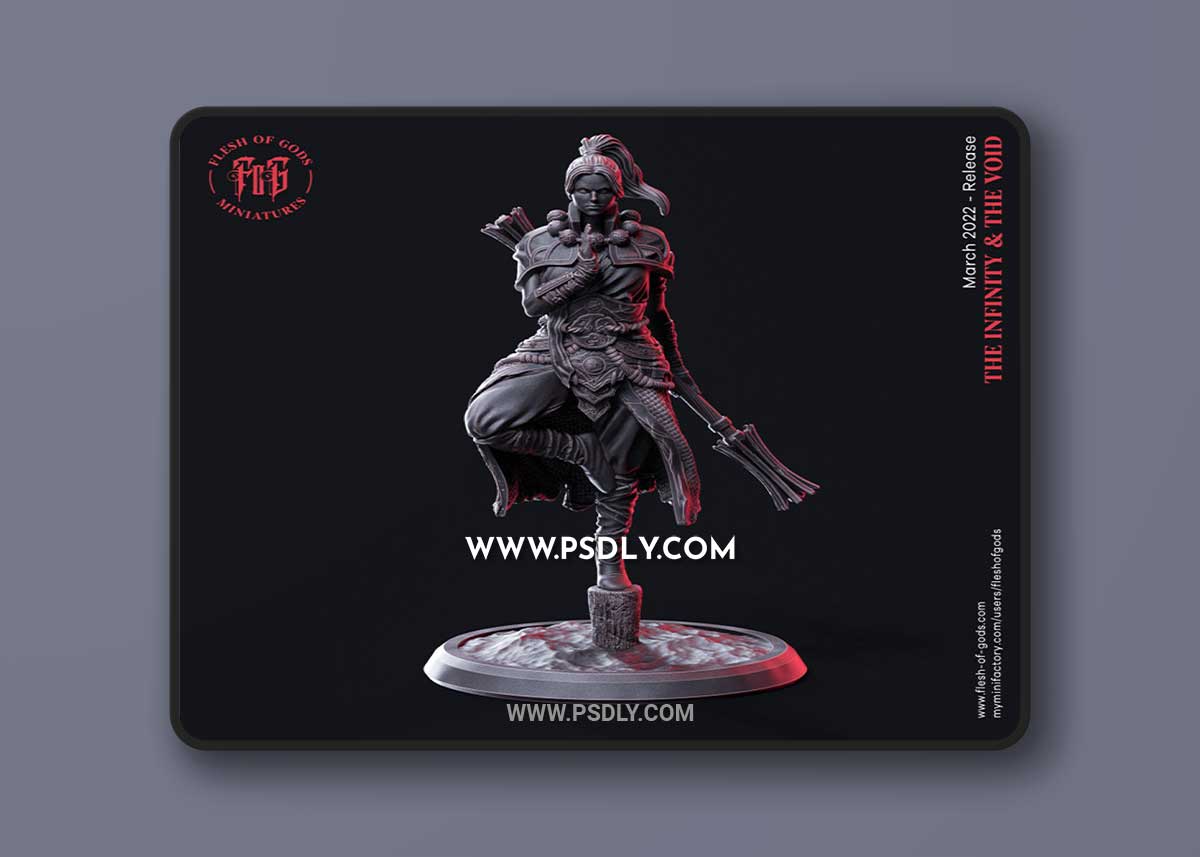 Thalia The Monk 3D Print 3D Model