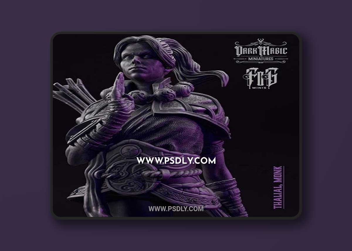 Thalia The Monk - Bust 3D Print