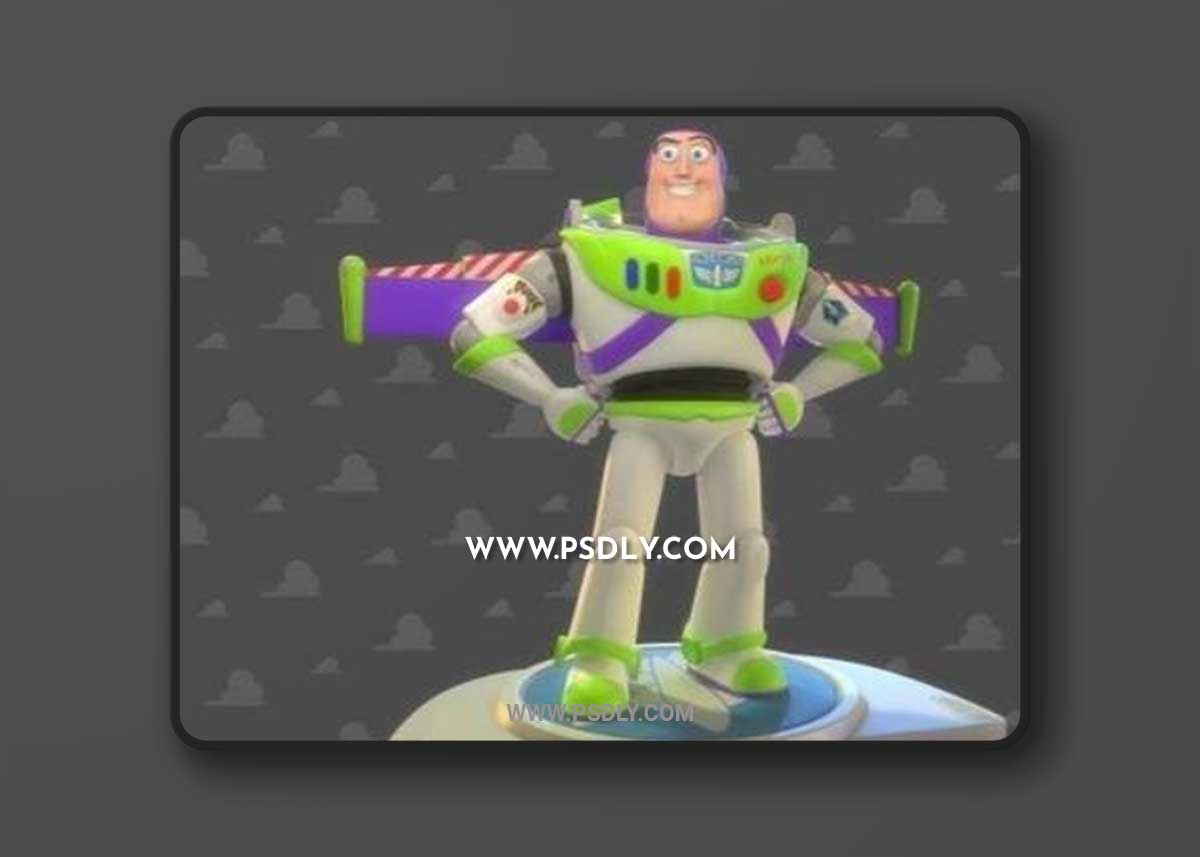 Toy Story Buzz Light Year 3D Print 3D Model