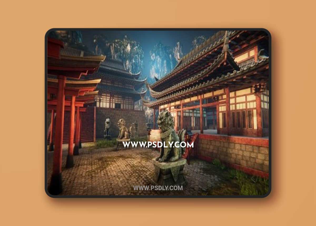 Unreal Engine Marketplace - Asian architecture 3D Model