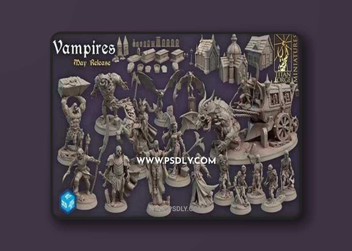 Vampires 3D Print 3D Model