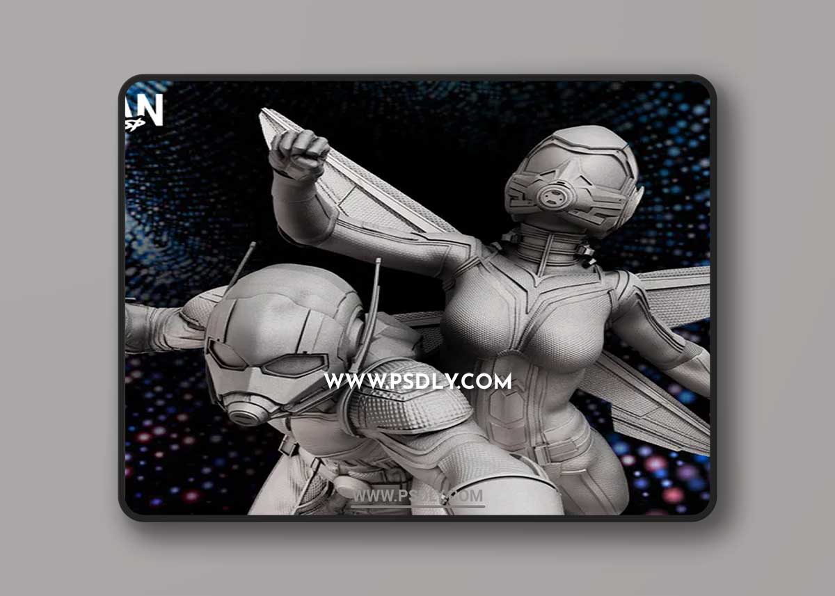 Wicked - Ant Man and The Wasp Diorama 3D Model