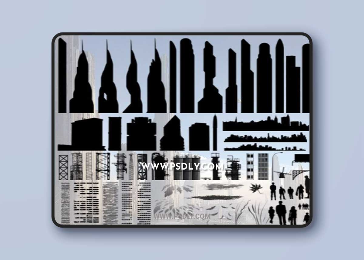 150+ Speed Painting Brushes Pack for Photoshop