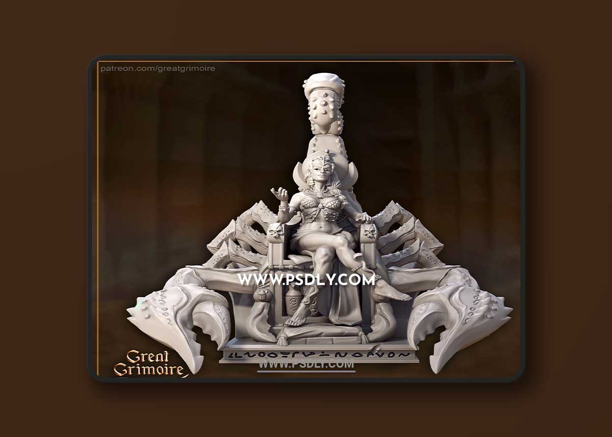 Selket Goddess of the Dead 3D Print