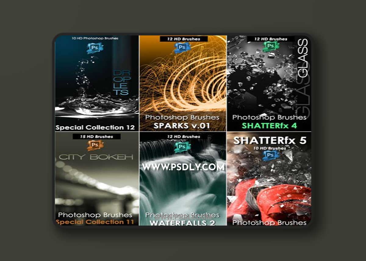 450+ Awesome Photoshop Brushes Collection - Vol.1