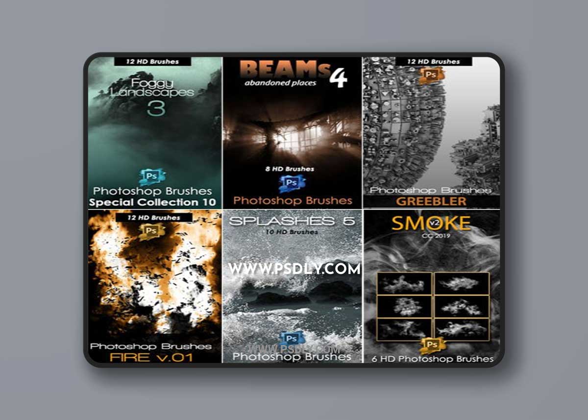 450+ Awesome Photoshop Brushes Collection - Vol.2