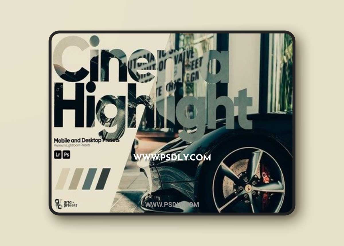ARTA - Cinema Highlight Presets for Lightroom