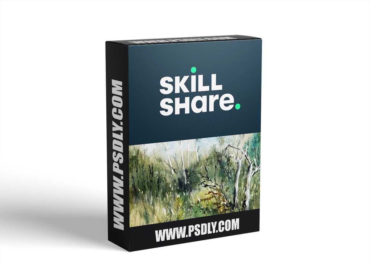 Atmospheric Natural Landscapes in Watercolor