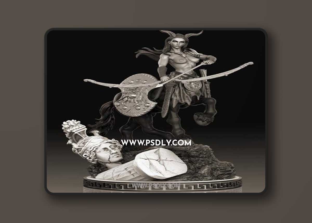 Centaur Miniature 3D Print