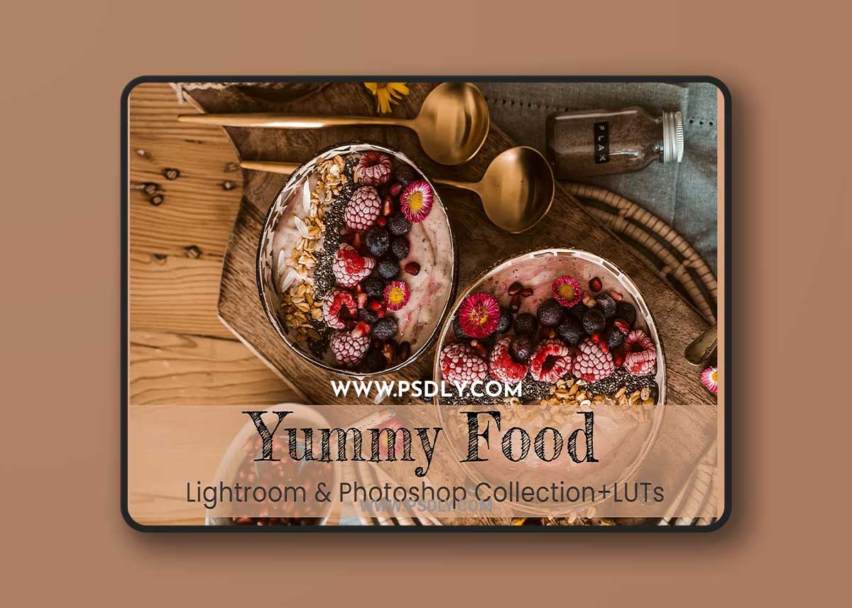 CreativeMarket - 8 Yummy Food Lightroom Presets 8451534