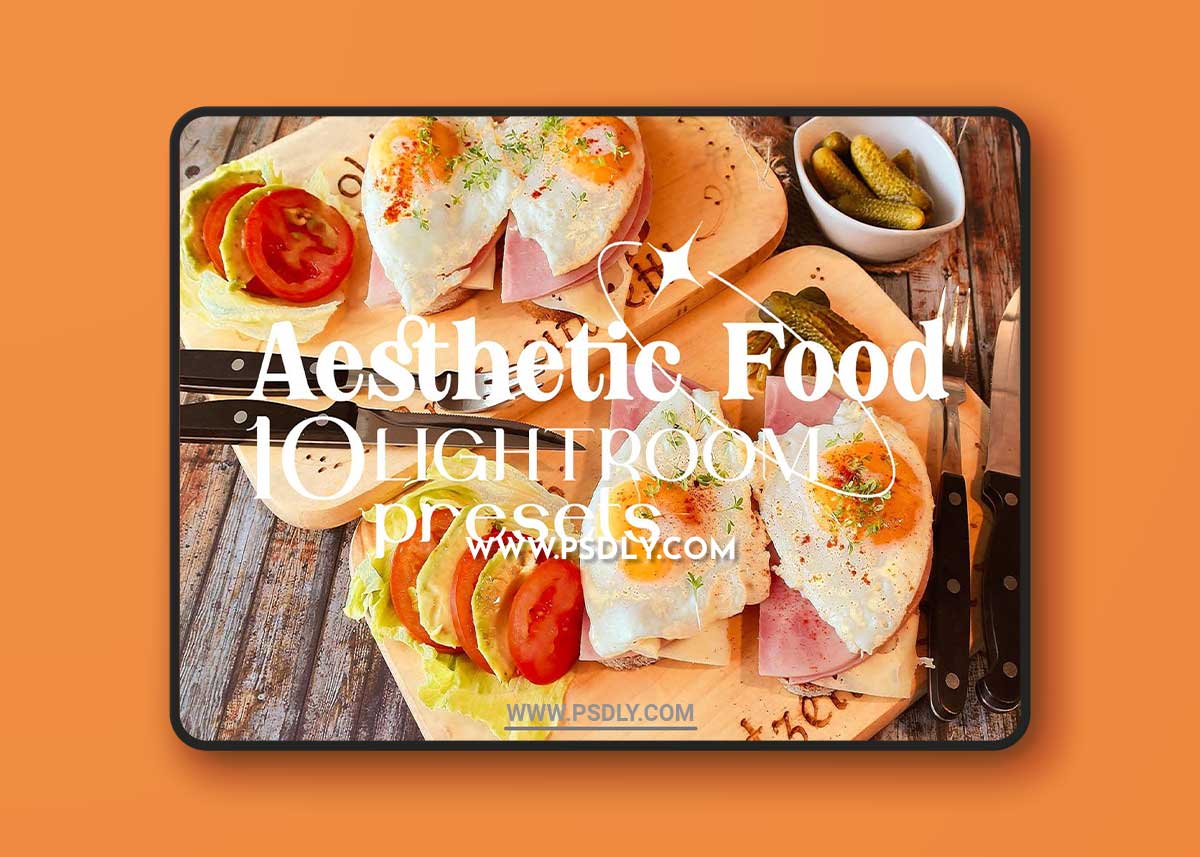 CreativeMarket - FOOD BRANDING lightroom presets 6832375