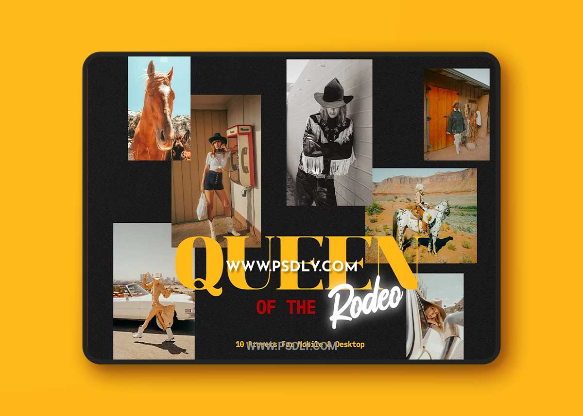 CreativeMarket - Queen Of The RODEO | Cowgirls Preset 7170060