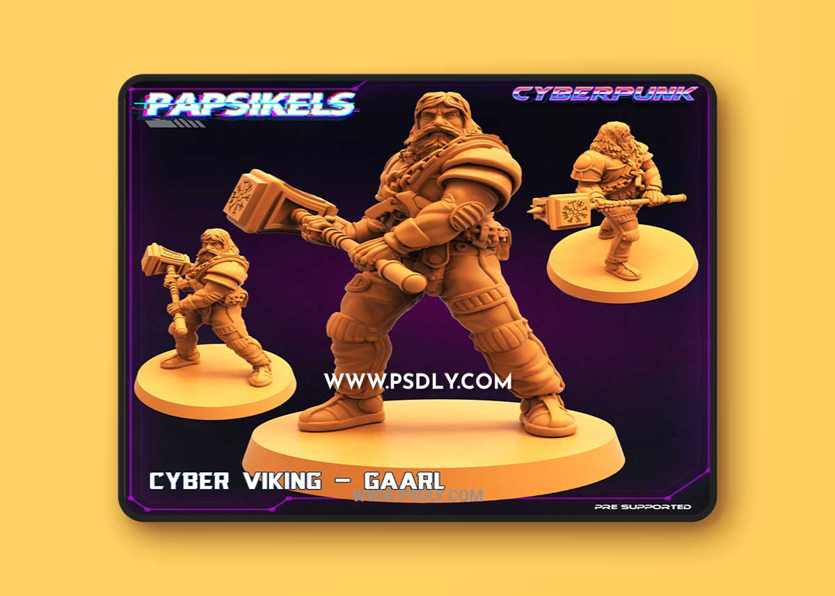 Cyber Viking – Gaarl 3D Print