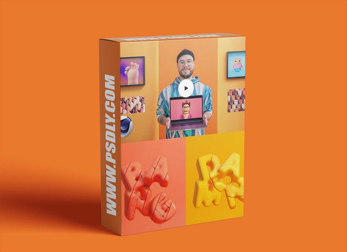 Domestika - 3D Self-Portrait Creation for Social Media in Cinema 4D