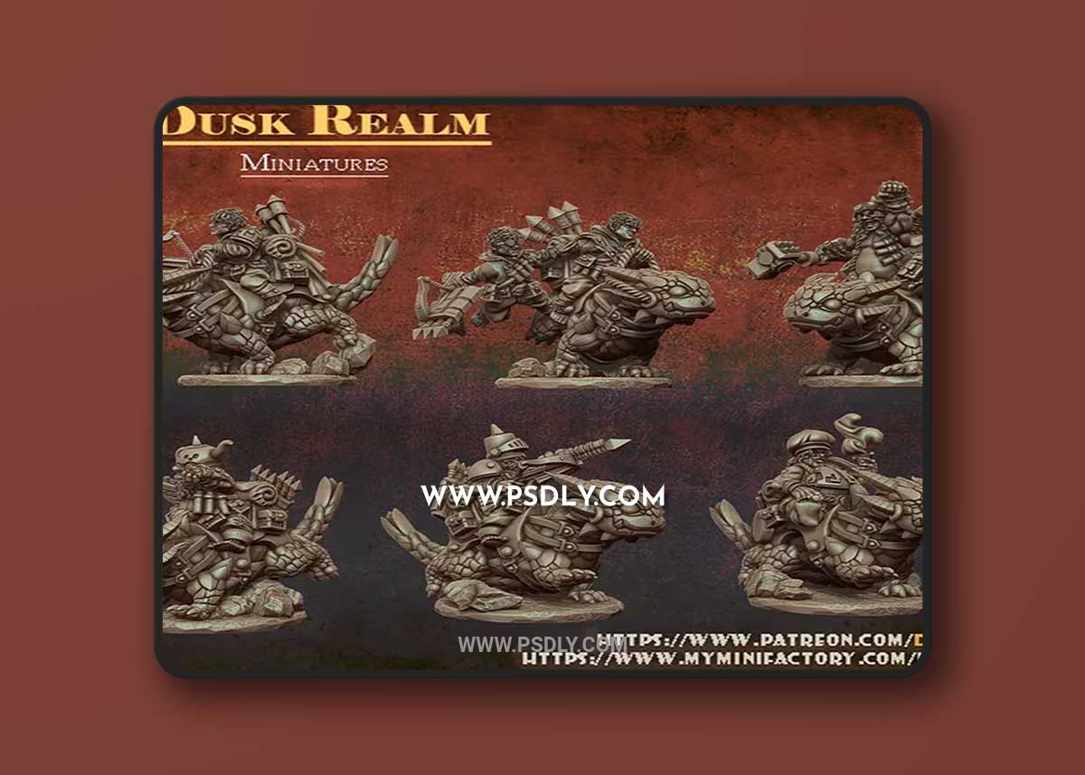Dusk Realm Miniatures - Halfling 3D Print