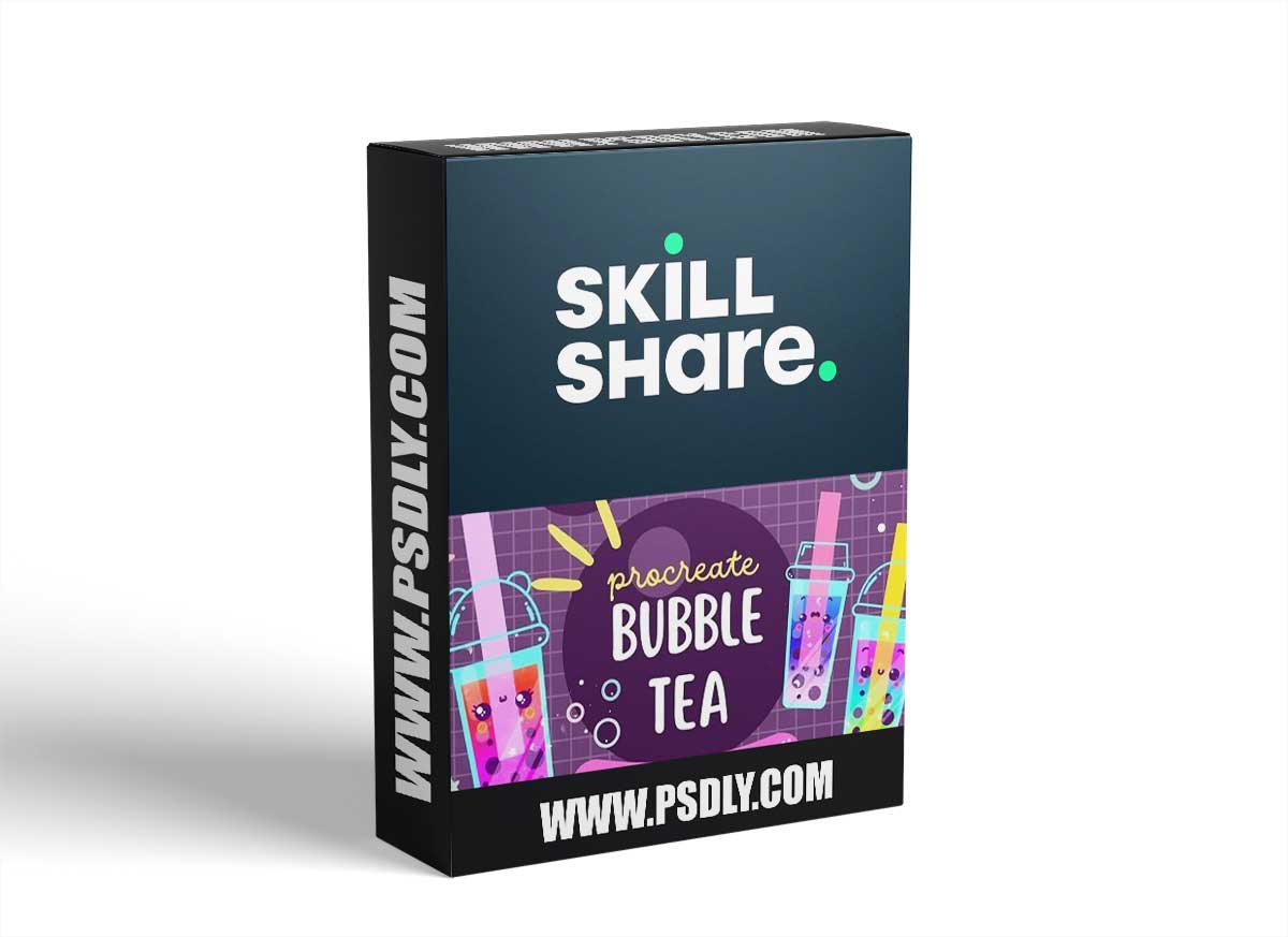 Easy & Cute Characters: Bubble Tea | Simple Shapes & Techniques | Procreate for Beginners