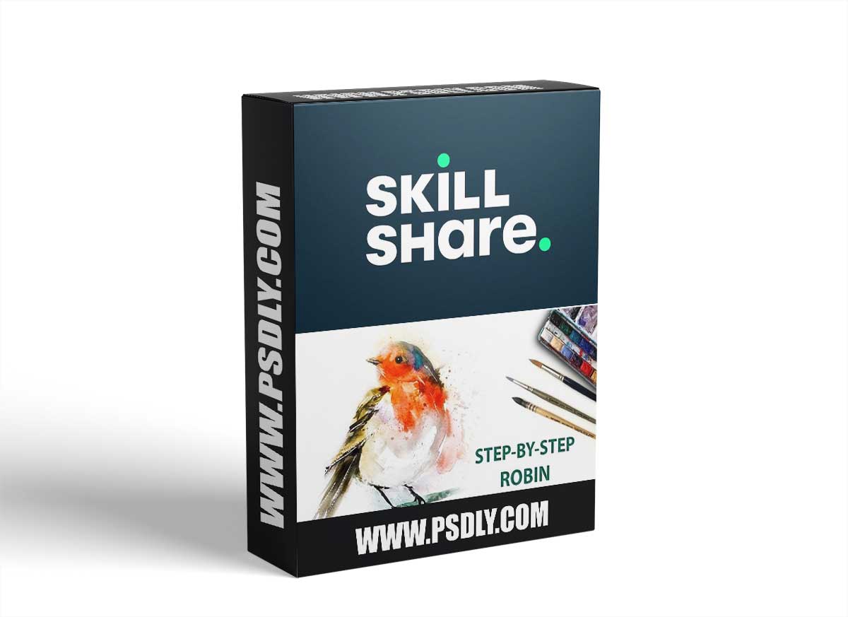 Learn to Paint Watercolor Birds: A Step-by-Step Painting of a Robin, Exploring Fun, Basic Techniques