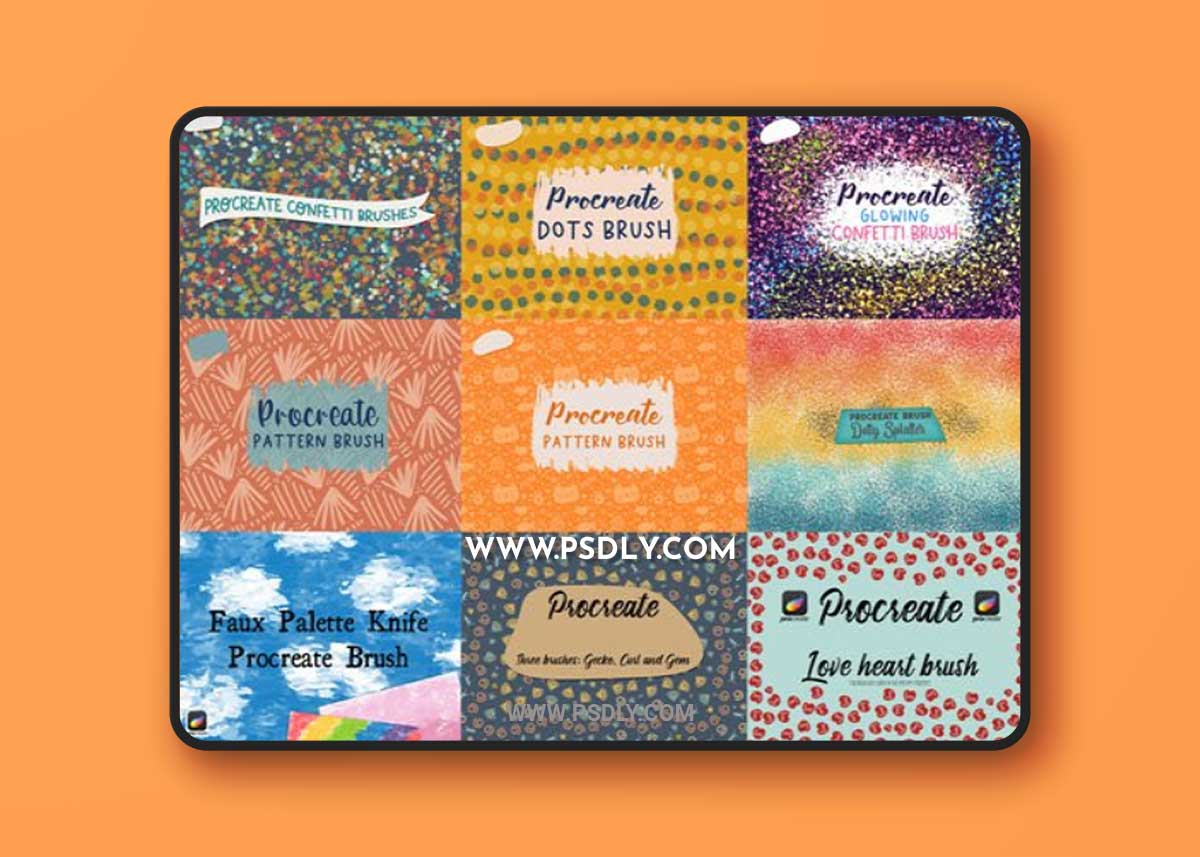 Procreate Brushes Bundle - 11 Brushes Collection