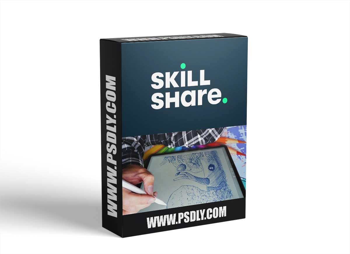 Starting with Pen Drawings in Procreate 5x in 5 easy steps with Free Brushes, Papers and Worksheets