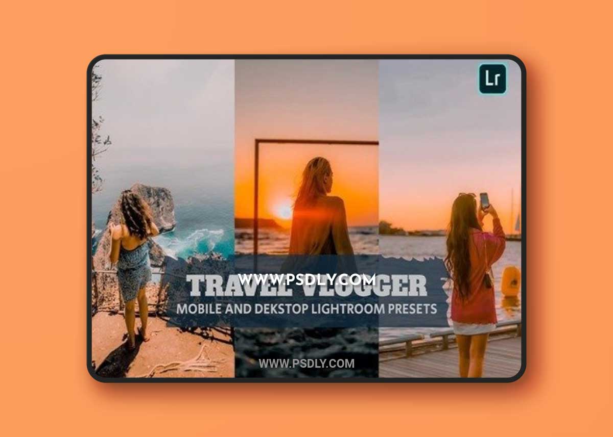 Travel Vlogger Lightroom Presets Dekstop Mobile
