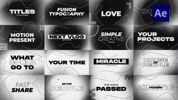 Videohive Abstract Animation Text 39546231