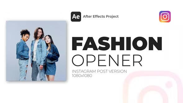 Videohive Fashion Intro Instagram Post 39491078