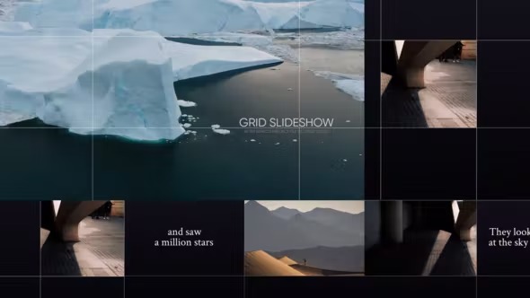 Videohive Grid Slideshow 39534544