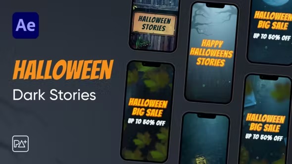 Videohive Halloween Dark Stories For After Effects 39611708