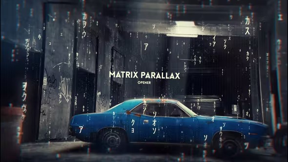 Videohive Matrix Parallax Opener 21377592