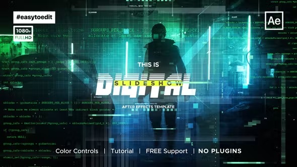 Videohive Sci-Fi Digital Slideshow 39473585