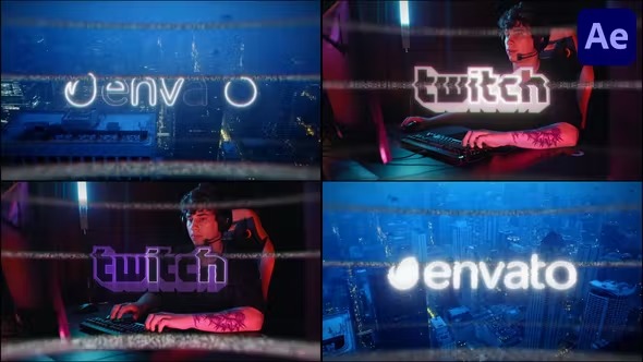 Videohive Screen Noise Logo for After Effects 39608072