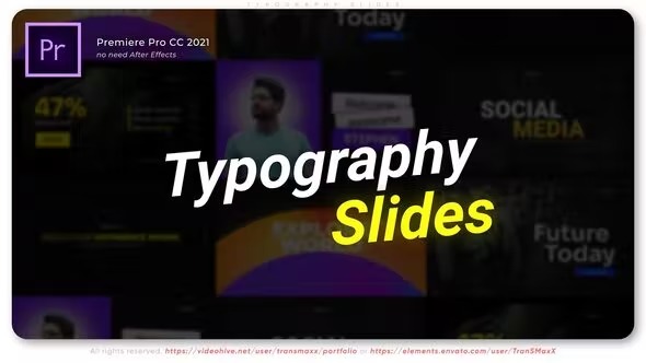 Videohive Typography Slides 39679799