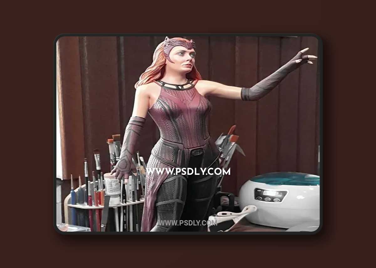 Wanda Scarlet Witch Marvel 3D Print