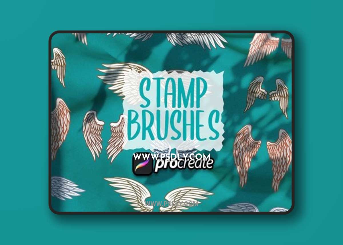 Wing Stamp Brush Procreate 687FJLX