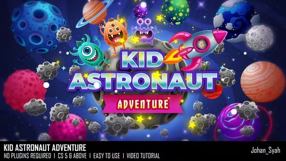 Videohive Kid Astronaut Adventure 39547020