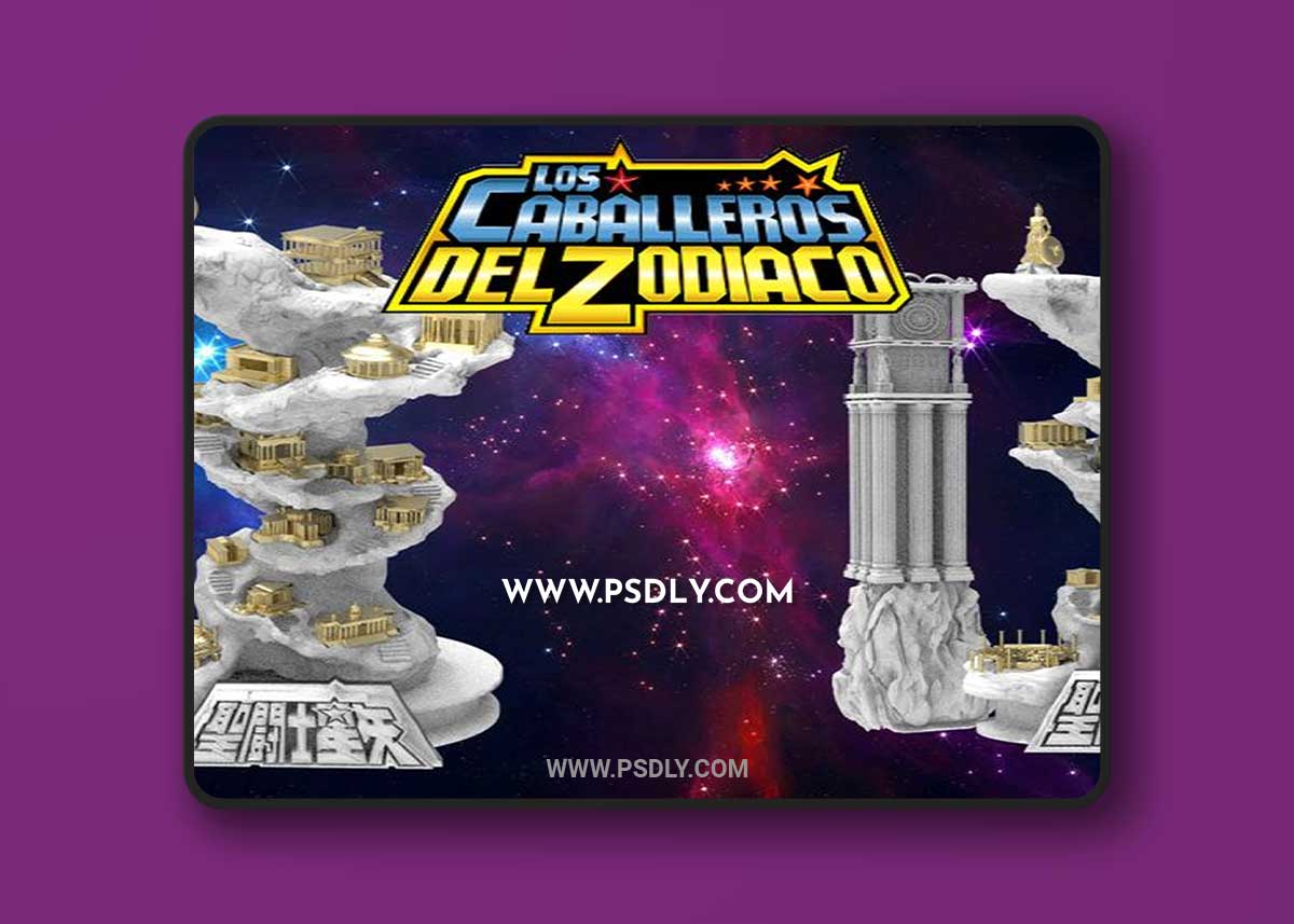 12 Houses Knights of the Zodiac 3D Print