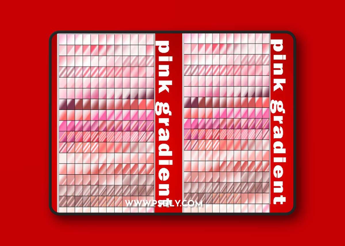 300+ Pink Gradients for Photoshop
