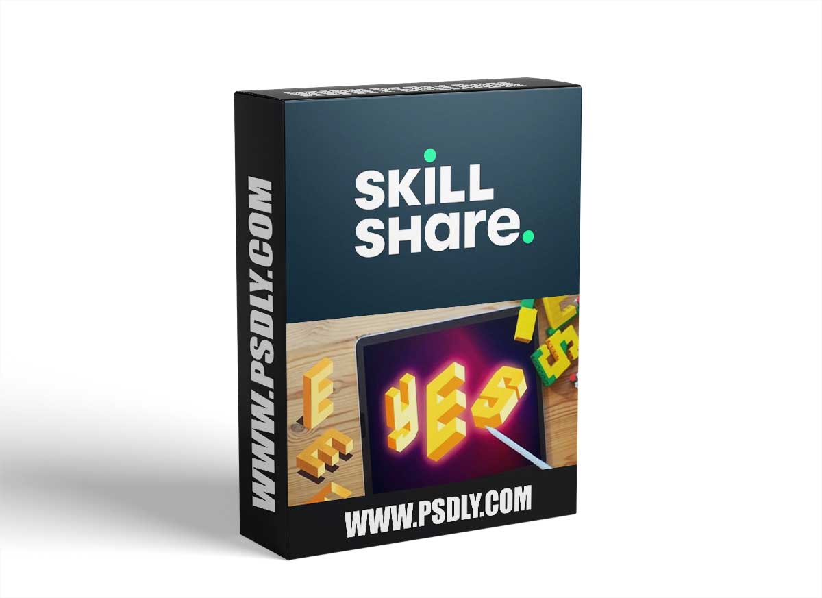 3D Letters in Procreate - From Isometric Effects to Hole Text Illusion