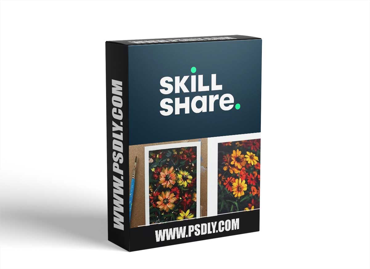 Acrylic Flower Painting - Learn To Paint Loose Florals (fall edition)