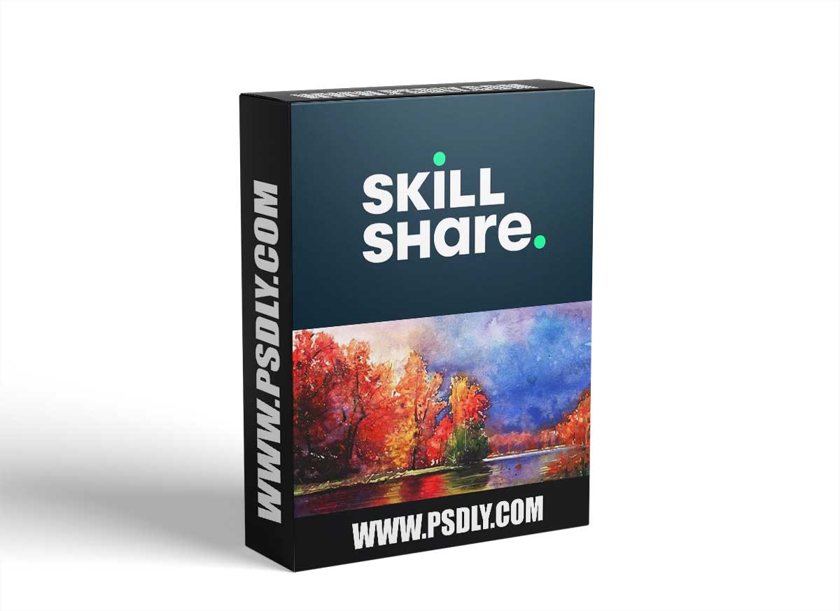 Autumn Landscape in Watercolor: Paint Step-by-Step, Exploring Essential Color & Texture Techniques