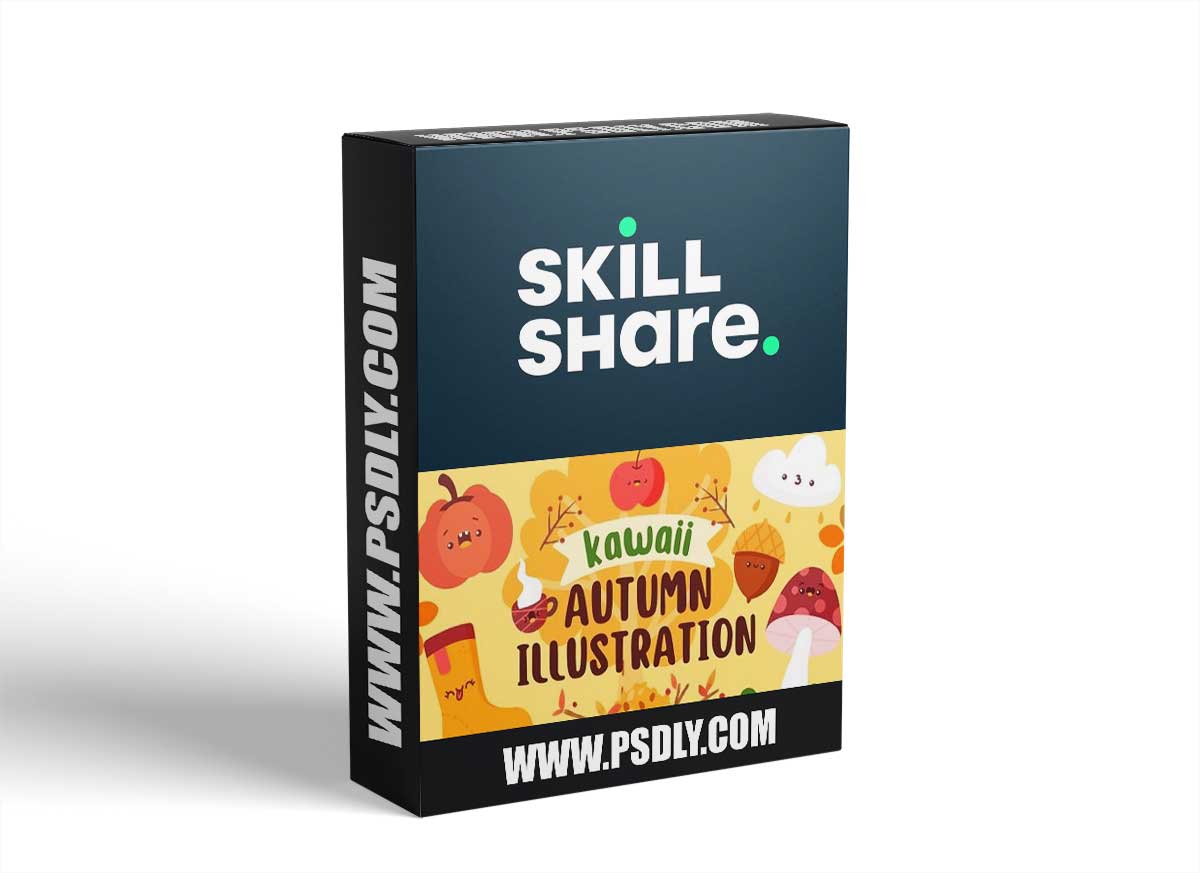 Autumn Vibe Illustration: Kawaii Characters in Procreate