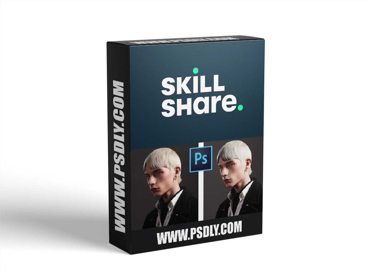 Basic Hair Retouch - Smoothing Hair and Colour Correction