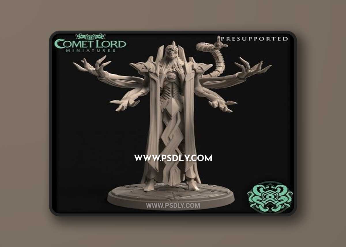 Comet Lord Miniatures The Mad Architect 3D Print